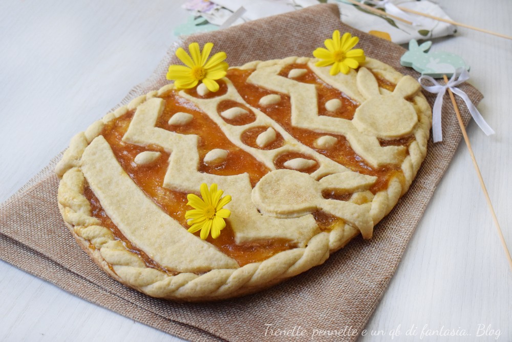 Crostata Uovo di Pasqua con marmellata: l'idea facile e scenografica per stupire tutti