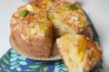 Torta con Pesche e Ricotta: morbidissima, con cuore di marmellata e mandorle croccanti