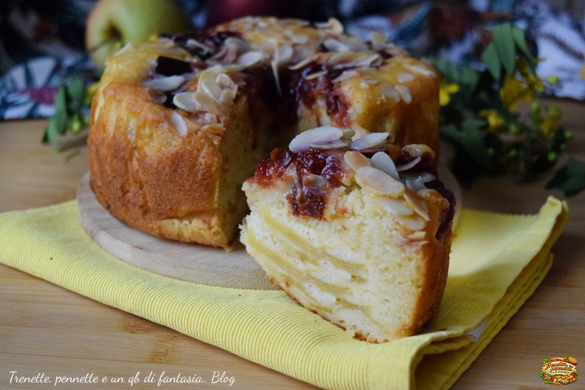 Torta di mele al burro e olio è il classico dolce da credenza che sa di casa, di colazioni lente e di merende preparate con amore.